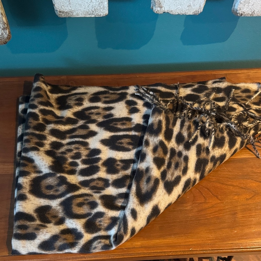 Leopard Print Scarf